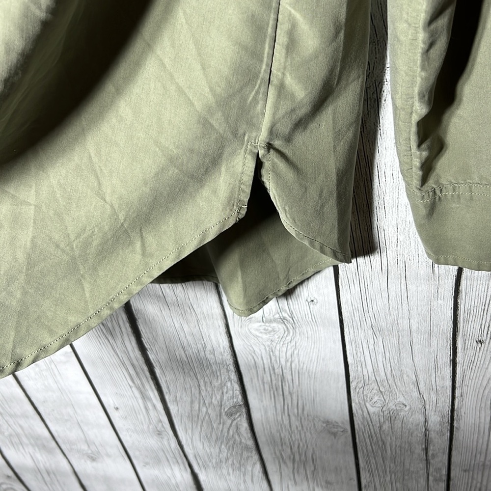 Abercrombie & Fitch Green Button Down Shirt Size … - image 4